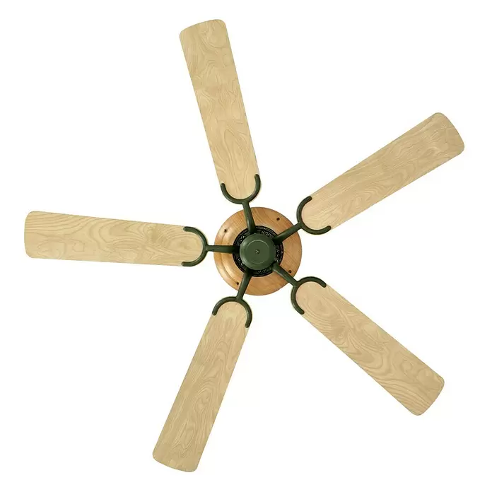 Proklima Deckenventilator - 132 cm, Ahorn, 60 W - Ansicht von unten