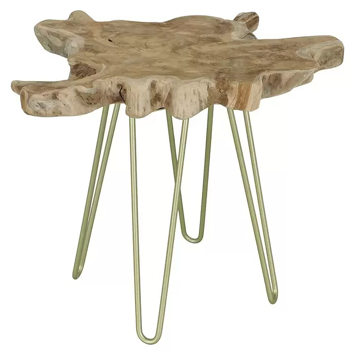 Wagner System Meubelpoot Design Hairpin - Lengte: 400 mm, Goud, Staal - Diagonaal zicht