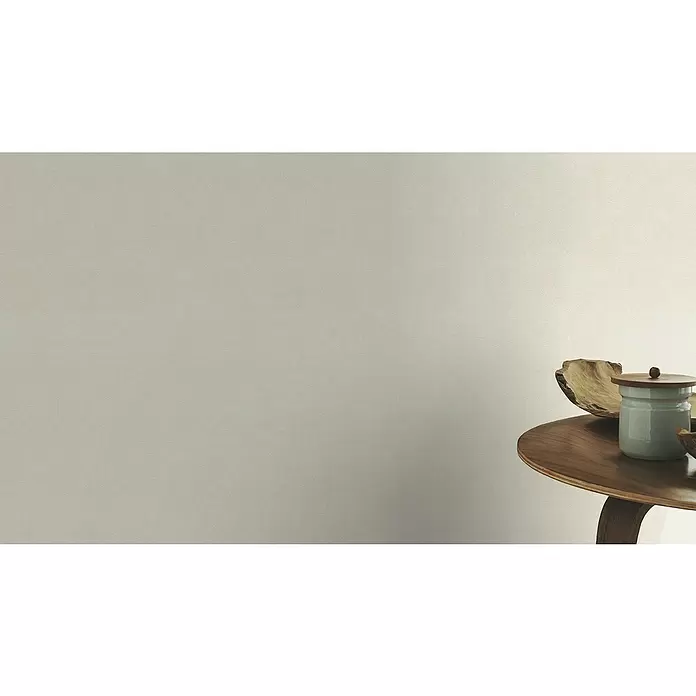 Rasch Vliestapete - Hellbeige, Uni, 10,05 x 0,53 m - Stimmungsaufnahme
