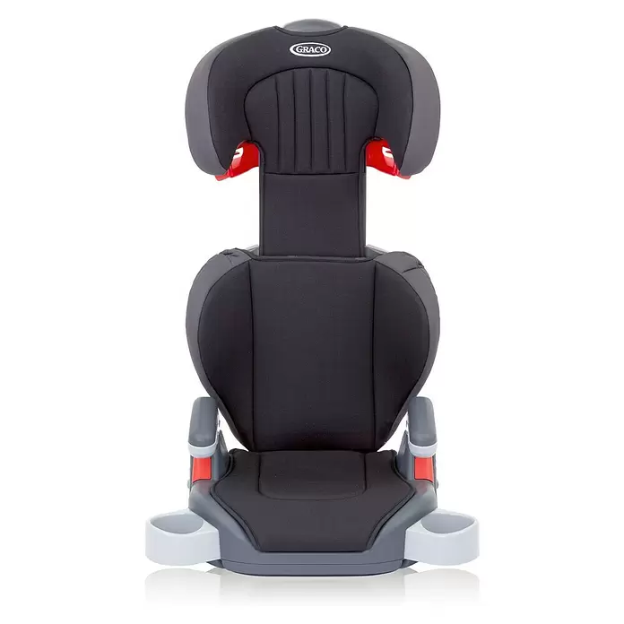 Graco Auto-Kindersitz Junior Maxi - Schwarz/Grau - Vorderansicht