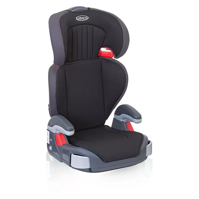Graco Auto-Kindersitz Junior Maxi - Schwarz/Grau - Diagonale Ansicht