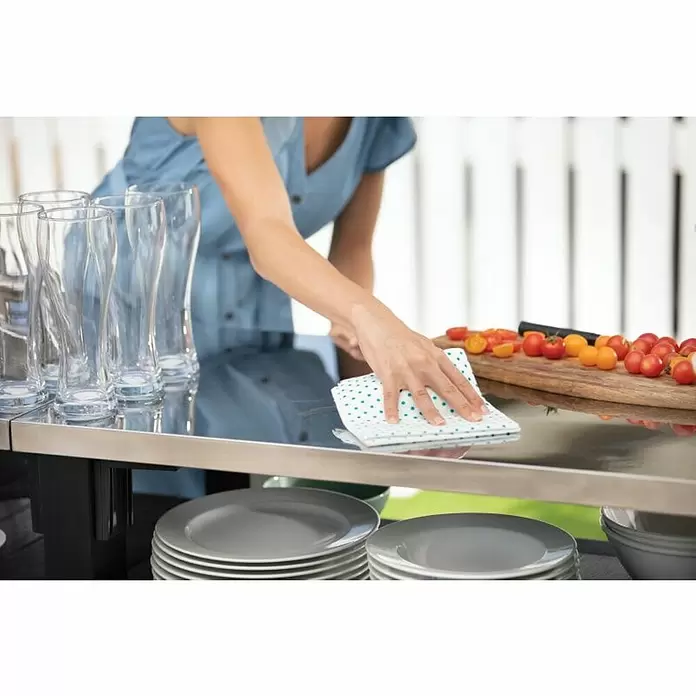 Keter Vrtni sudoper Unity Chef 415 L - D x Š x V: 237 x 51,3 x 89,4 mm, Antracit - Živopisni prikaz
