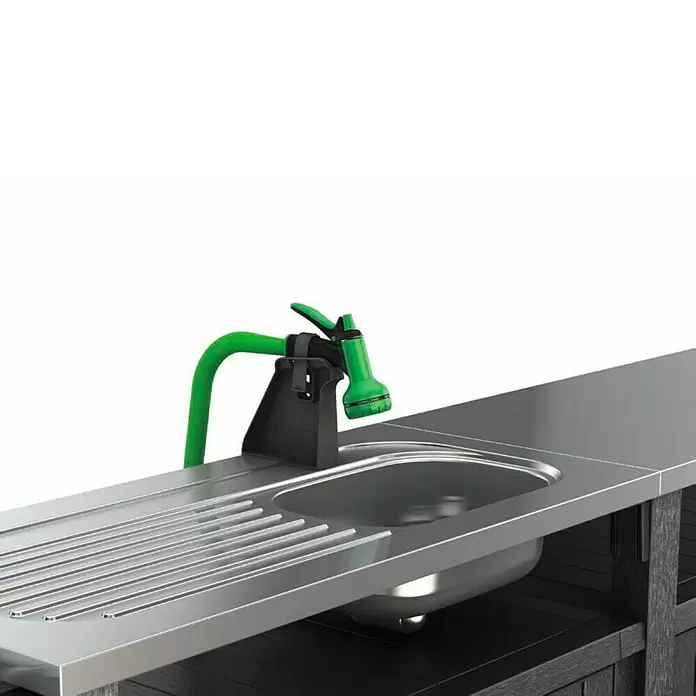 Keter Vrtni sudoper Unity Chef 415 L - D x Š x V: 237 x 51,3 x 89,4 mm, Antracit - Detaljan prikaz