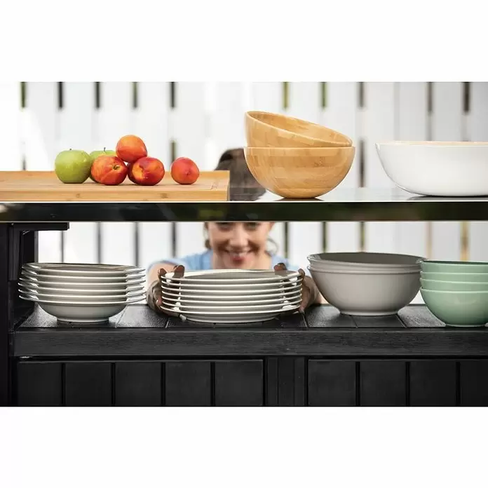 Keter Vrtni sudoper Unity Chef 415 L - D x Š x V: 237 x 51,3 x 89,4 mm, Antracit - Živopisni prikaz