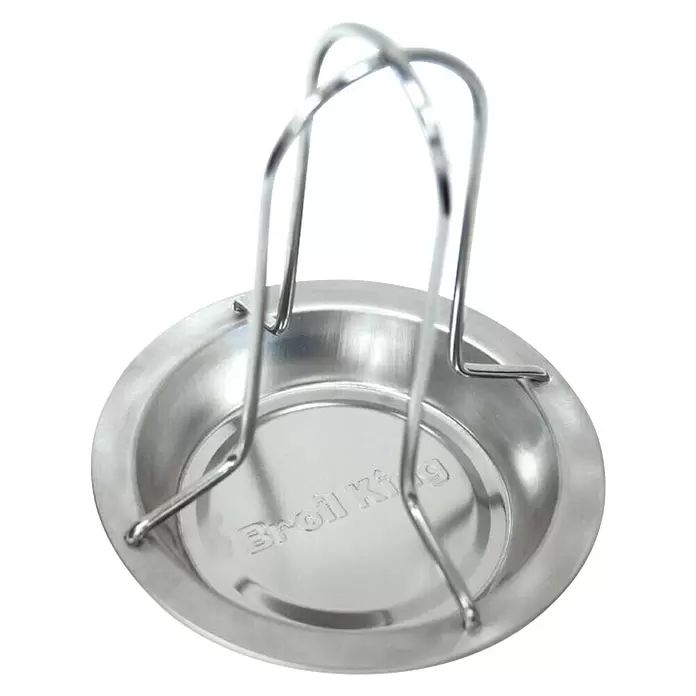Broil King Posuda za pečenje piletine - Čelik - Dijagonalni pogled