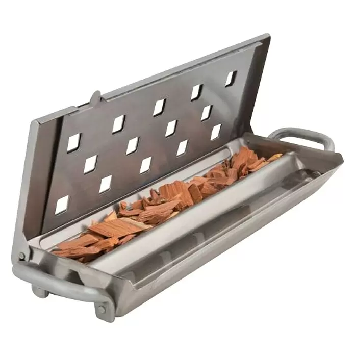 Broil King Posuda za dimljenje - D x Š x V: 12,7 x 4,45 x 35,56 cm - Dijagonalni pogled