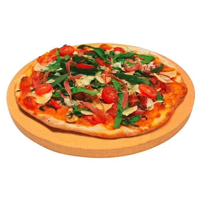 Broil King Kamen za pizzu - Promjer: 38 cm - Proizvod u upotrebi