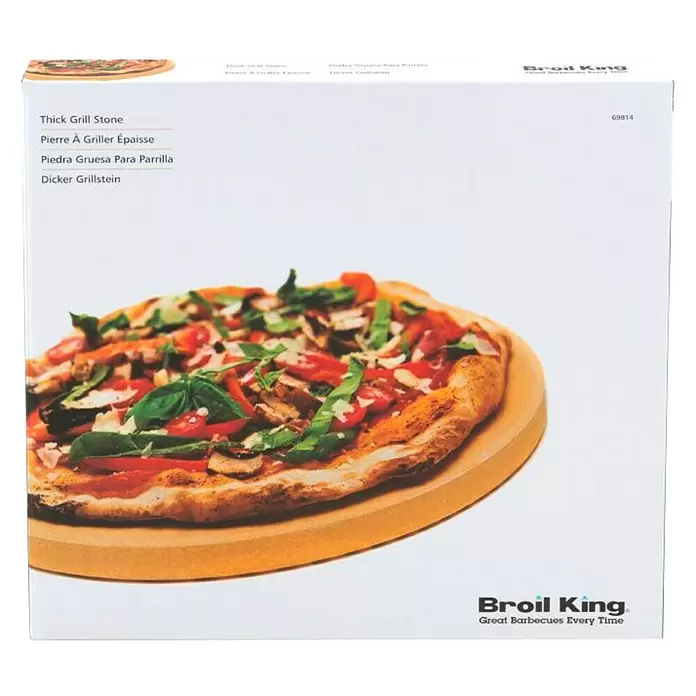 Broil King Kamen za pizzu - Promjer: 38 cm - Pogled sprijeda