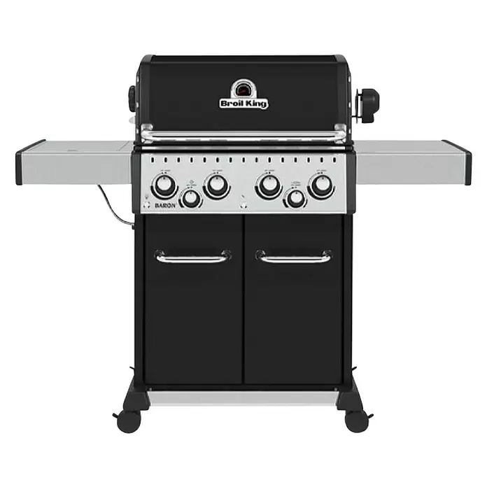 Broil King Plinski roštilj Baron 490 - Snaga: 12,4 kW - Pogled sprijeda