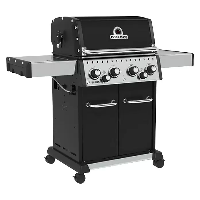 Broil King Plinski roštilj Baron 490 - Snaga: 12,4 kW - Dijagonalni pogled