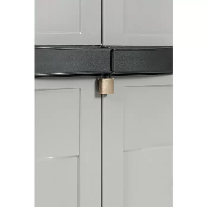Kunststoffschrank - L x B x H: 65 x 37 x 173 cm, Traglast: 20 kg/Boden - Detailaufnahme