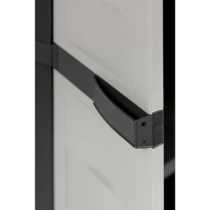 Kunststoffschrank - L x B x H: 65 x 37 x 173 cm, Traglast: 20 kg/Boden - Detailaufnahme