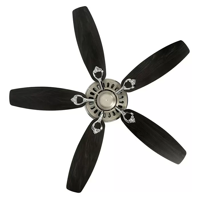 Proklima Deckenventilator - 132 cm, Braun, 60 W - Ansicht von unten