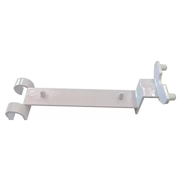 Dakota Soporte para fijación superior - Plástico, Blanco - Vista angular