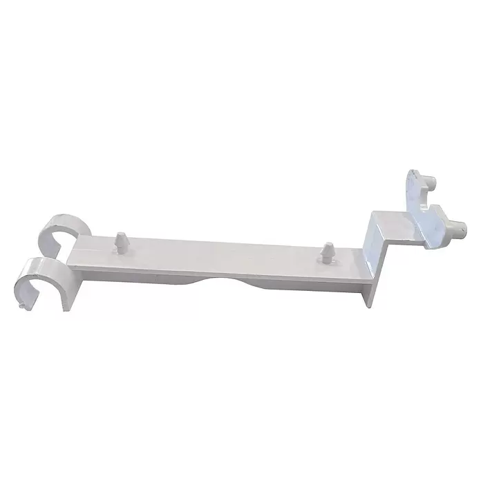 Dakota Soporte para fijación superior - Plástico, Blanco - Vista angular
