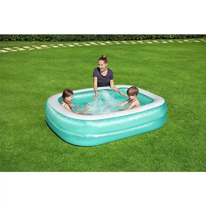 Bestway Zwembad - l x b x h: 201 x 150 x 51 cm, 450 l, Turquoise - Toepassingsvoorbeeld