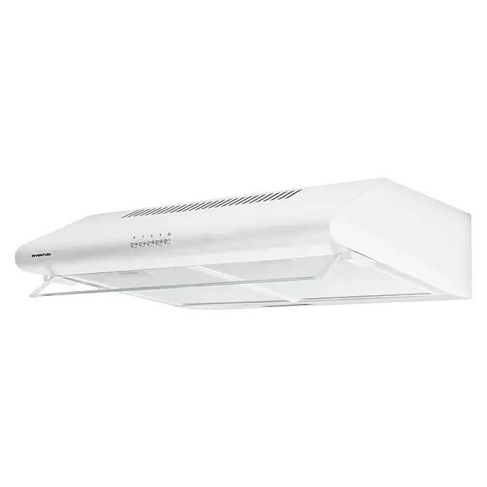 Inventum Onderbouwafzuigkap AKO6012WIT - Breedte: 60 cm, Wit - Diagonaal zicht