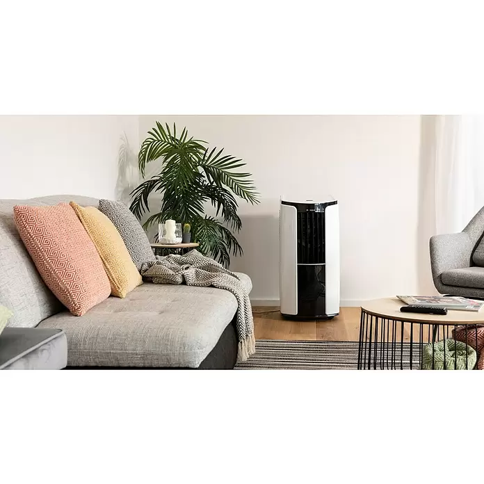 Proklima Mobiles Klimagerät Shiny Eco - 10.000 BTU/h, Raumgröße: 35 m², Fernbedienung, Entfeuchtungsleistung: 38 l/Tag - Stimmungsaufnahme