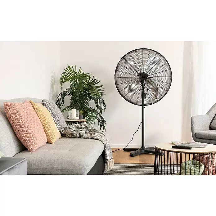 PR Klima Ventilador de pie Arizona - Negro, 75 cm, 125 W, 18.876 m³/h - Foto ambiente