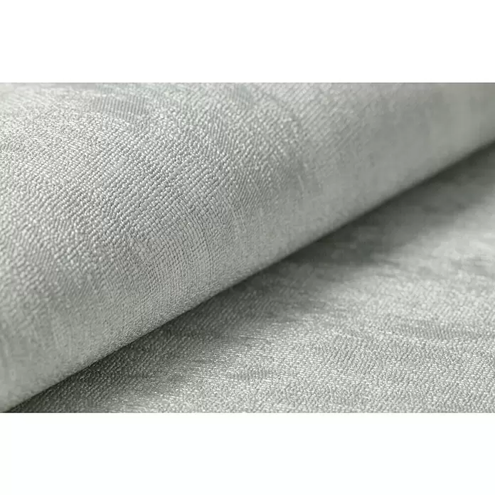 Rasch Saphira Vliestapete I - Blaugrau, Uni, 10,05 x 0,53 m - Detailaufnahme