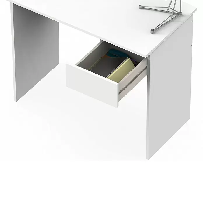 Muebles Pitarch Mesa de escritorio - L x An x Al: 50 x 90 x 76 cm, Blanco - Primer plano