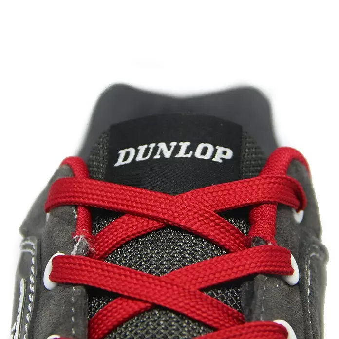 Dunlop Zapatos de seguridad Flying Luka - Color: Gris/Rojo, Talla de pie: 43, S3 - Primer plano
