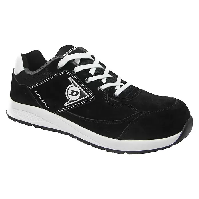 Dunlop Zapatos de seguridad Flying Luka - Color: Negro, Talla de pie: 40, S3 - Vista angular