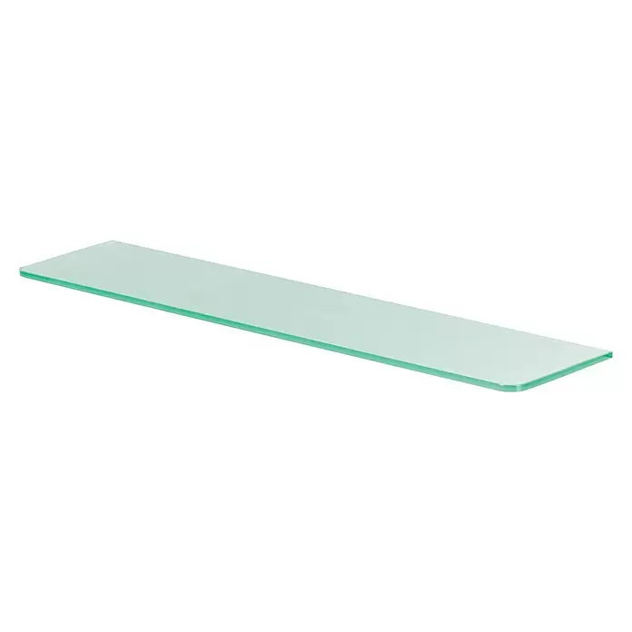Dolle Glasboden Standard - L x B x S: 80 x 15 x 0,8 cm, Satiniert - Diagonale Ansicht