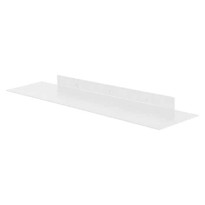 Dolle Wandregal Katana - L x B x H: 80 x 20 x 4,5 cm, Weiß - Diagonale Ansicht