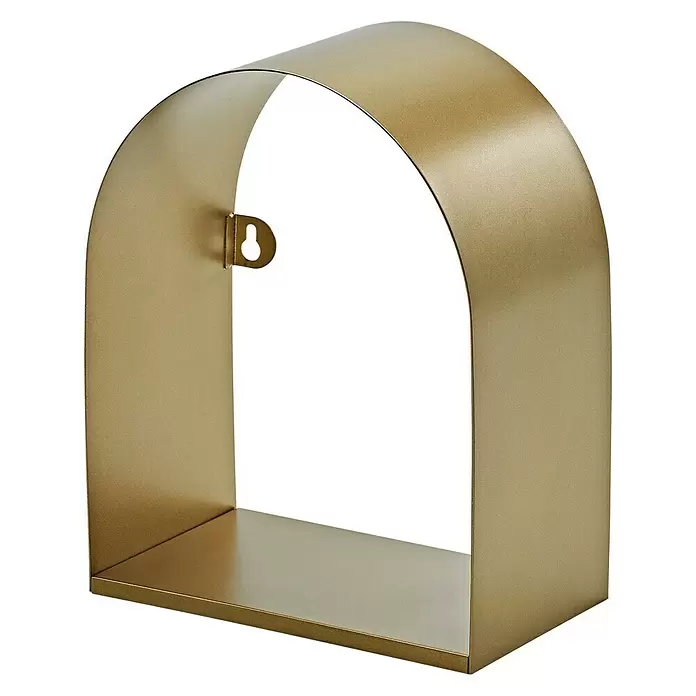 Dolle Wandregal Lido - L x B x H: 22 x 25 x 20 cm, Stahl - Diagonale Ansicht