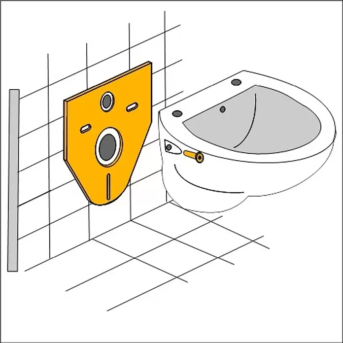 Best Design Geluidsisolatieset Toilet - Kunststof - Blauwdruk