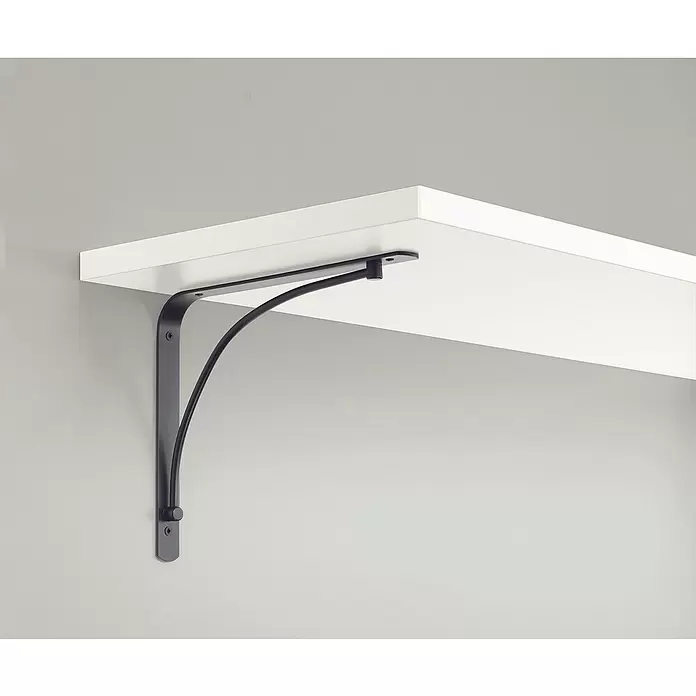 Stegkonsole Arch - B x H: 230 x 180 mm, Anthrazit - Detailaufnahme