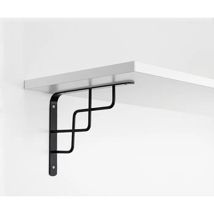 Stegkonsole Stairs - B x H: 180 x 230 mm, Anthrazit - Detailaufnahme