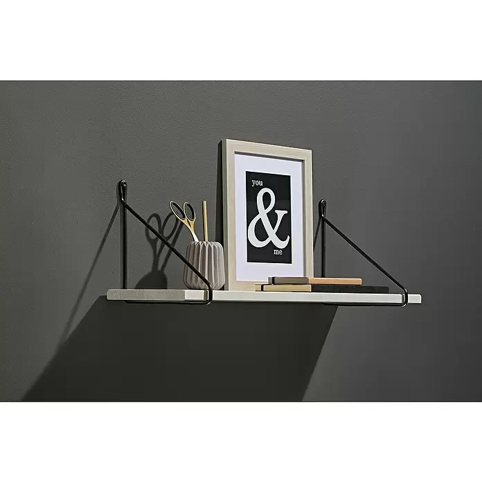 Dolle Wandregal-Set Filo - L x B x S: 60 x 20 x 1,9 cm, Weiß - Stimmungsaufnahme