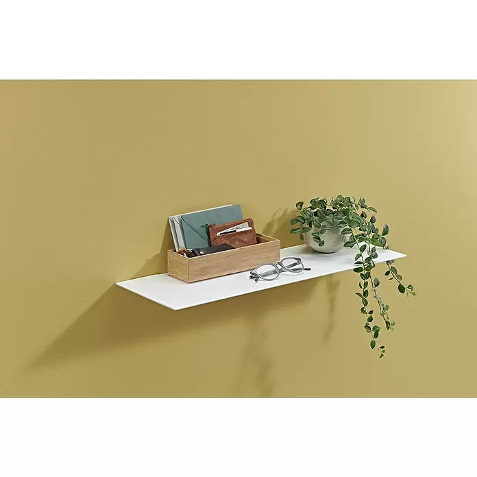 Dolle Wandregal Katana - L x B x H: 80 x 20 x 4,5 cm, Weiß - Stimmungsaufnahme