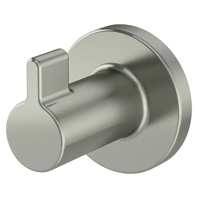Handtuchhaken Noa - 2 Stk., Nickel, Matt - Diagonale Ansicht