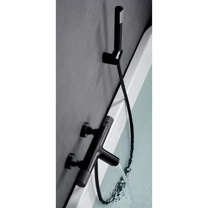 Imex Line Grifo termostático de bañera / ducha - Black gun metal - Foto ambiente