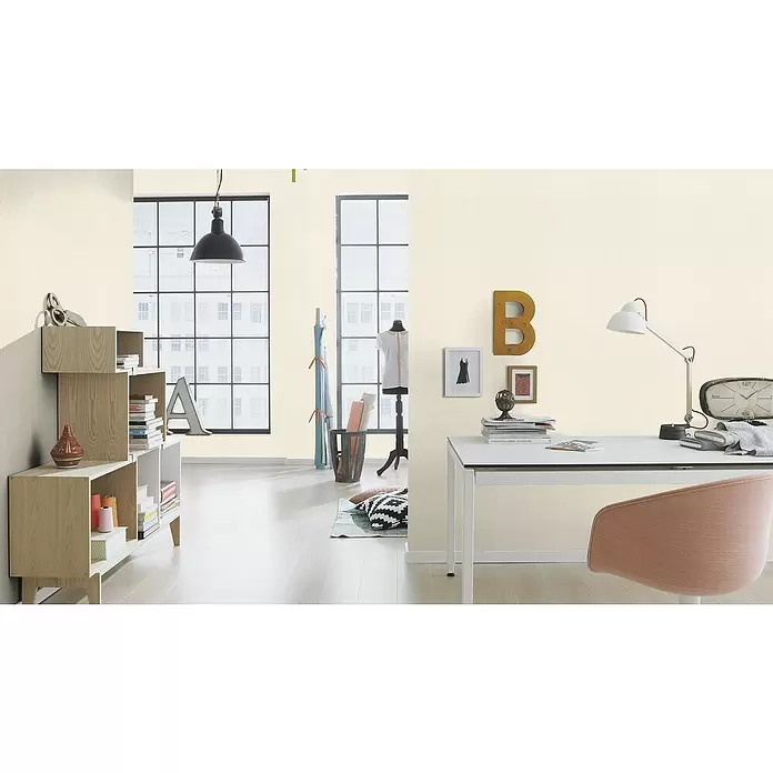 Barbara Home Collection Vliestapete - Pastellrosa, Uni, 10,05 x 0,53 m - Stimmungsaufnahme