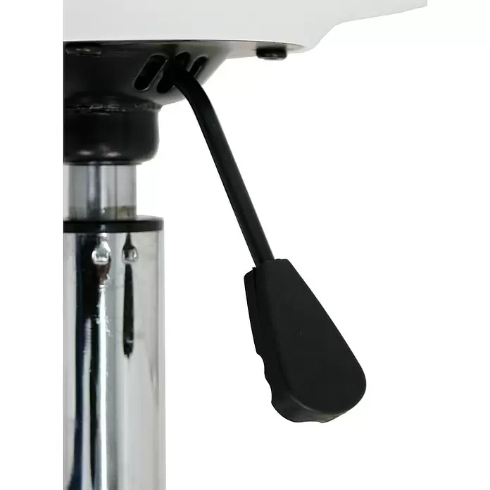 Silla de oficina Adriana - Blanco, Ruedas - Primer plano