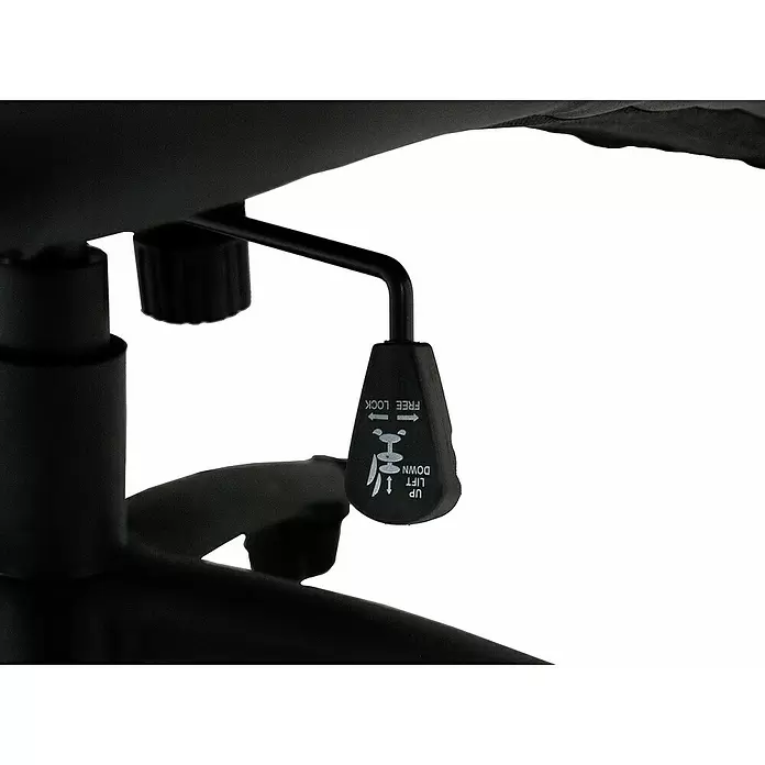 Silla de oficina Olimpia - Negro/Rojo, Reposabrazos - Primer plano