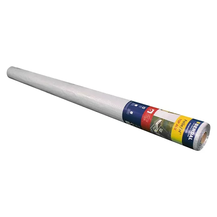 Foliefol Gewapende folie Top Alu - l x b: 2.500 x 150 cm, Wit - Diagonaal zicht