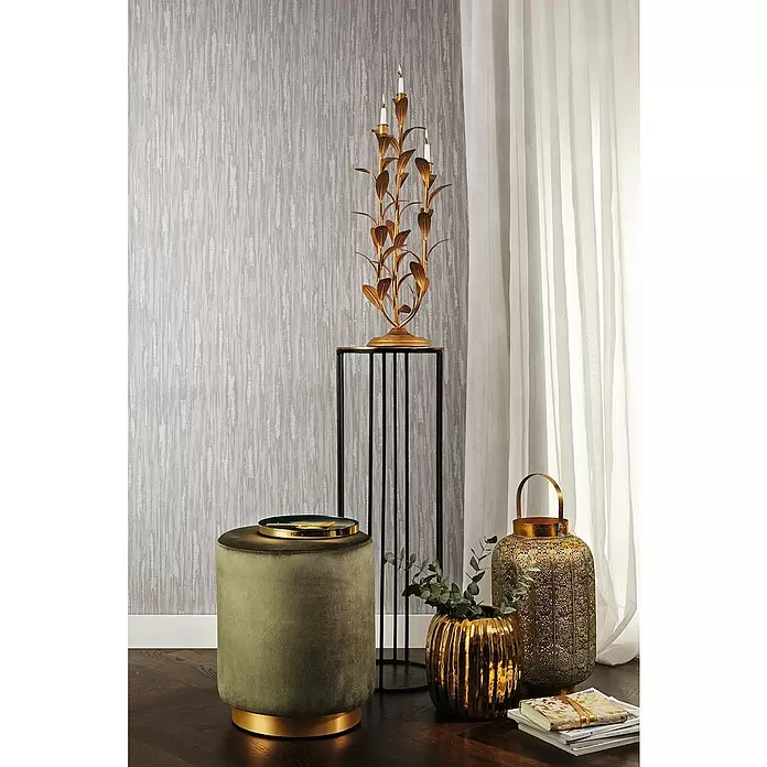 Rasch BARBARA Home Collection II Vliestapete - Grau/Silber, Holzoptik, 10,05 x 0,53 m - Stimmungsaufnahme