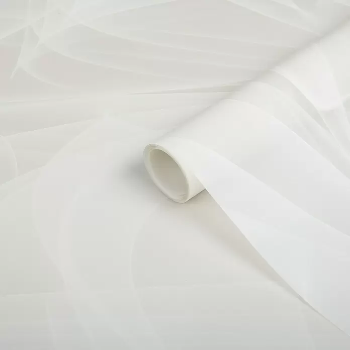 D-c-fix glass Fensterfolie Static Premium - L x B: 150 x 67,5 cm, Weiß, Murano, Statisch haftend - Detailaufnahme