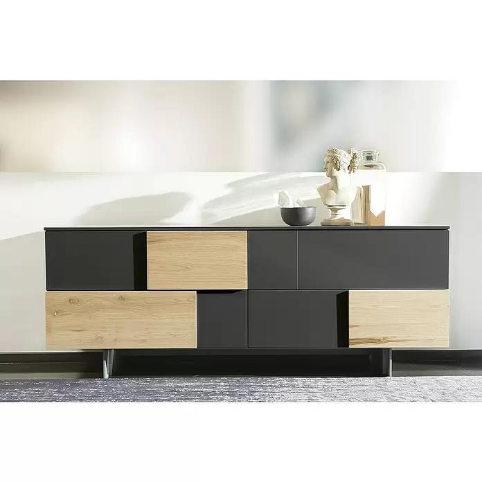 D-c-fix Uni-Klebefolie - L x B: 200 x 67,5 cm, Anthrazit, Selbstklebend - Stimmungsaufnahme