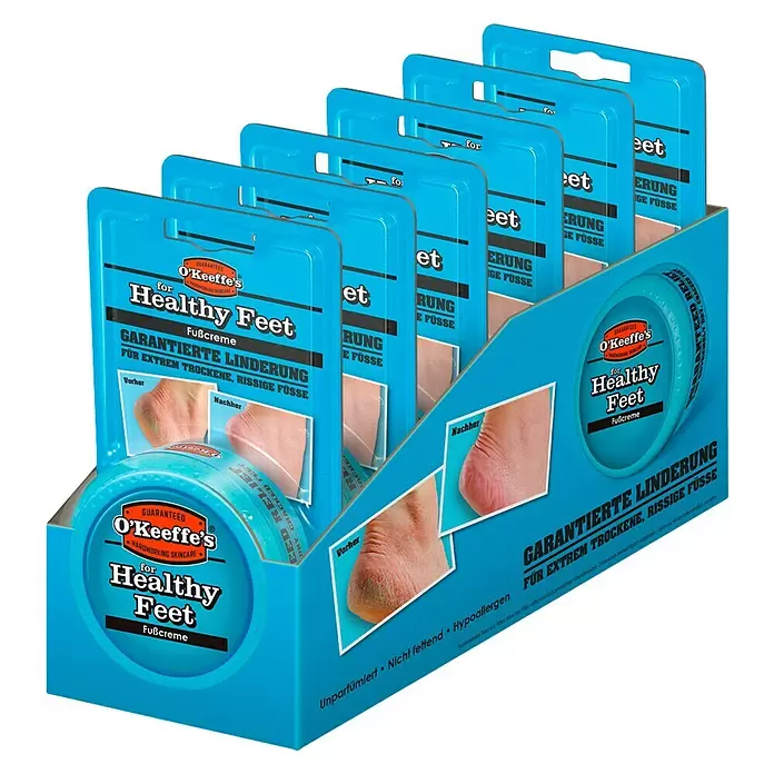 O'Keeffe's Fußcreme Healthy Feet - Dose, 85 ml - Diagonale Ansicht