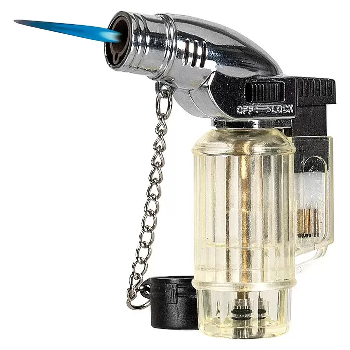 Gasbrenner Mini - Piezo-Zündung - Diagonale Ansicht