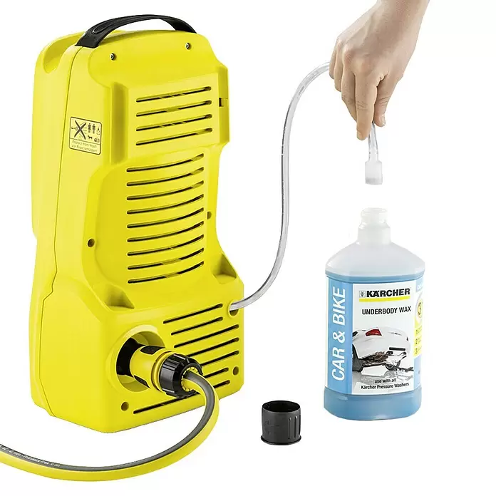 Kärcher Visokotlačni čistač K2 Compact - Maksimalni tlak: 110 bar, Radni protok: Maks. 360 l/h - Proizvod u upotrebi