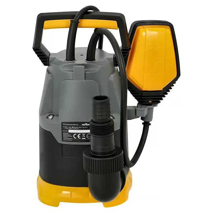 Neptun Potopna pumpa za čistu vodu NKP-E 22 - 220 W, Maksimalni protok: 7.500 l/h - Pogled straga