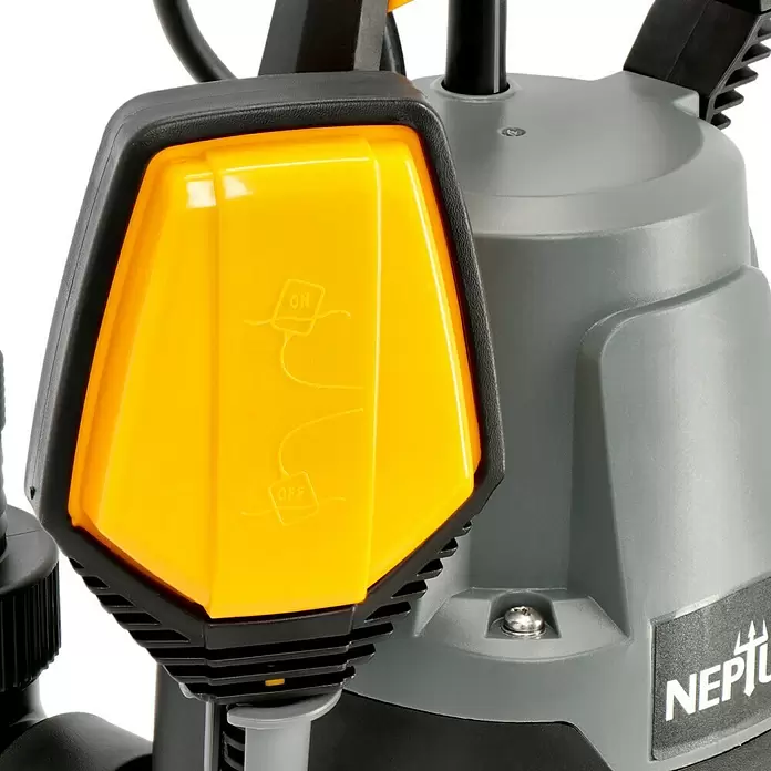 Neptun Schmutzwasserpumpe NSP-E 33 - 330 W, Max. Fördermenge: 9.500 l/h - Detailaufnahme