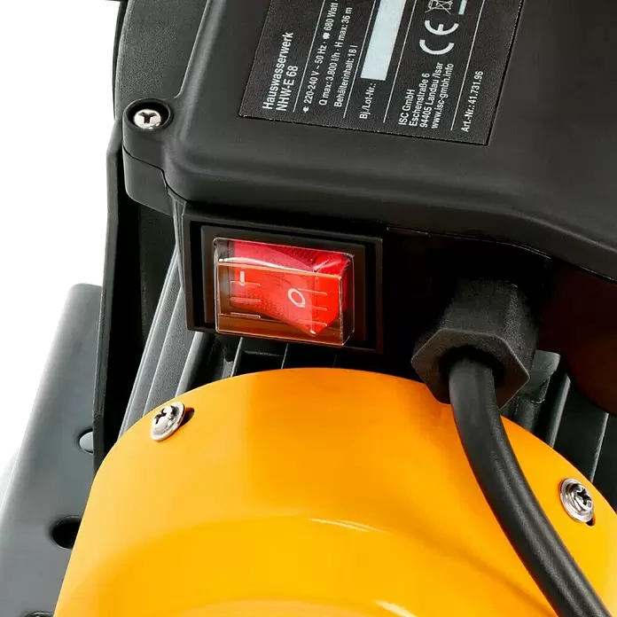 Neptun Kućni automat za vodu NHW-E 68 - 650 W, Maksimalni protok: 3.800 l/h, Maksimalni tlak: 3,6 bar - Detaljan prikaz